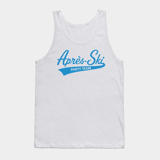 Après-Ski – Party Team (Lettering / Apres Ski / Apresski / Blue) Tank Top by MrFaulbaum